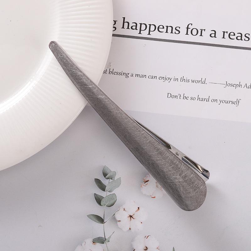 Заколка для волос из ацетата с блестками в корейском стиле для шикарных причесок - Большая акриловая заколка для элегантных причесок