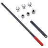 8 Pcs 3/8" Dual-Use Head Belt Tension Adjuster Tool Automotive Repair Kit  Workshop Use