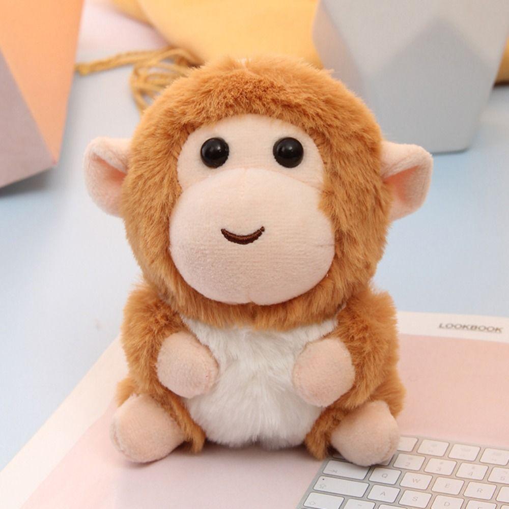 Plush Doll Monkey Plush Toy Soft Fur Monkey Car Pendant Little Monkey Pendant Bag Pendant