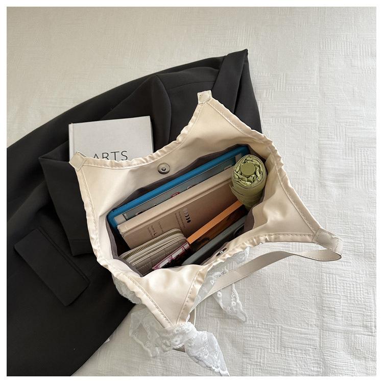 2025 новая весенне-летняя повседневная отпускная фея газ кружево сетка подмышечная большая вместимость сумка через плечо сумка-мессенджер женская сумка