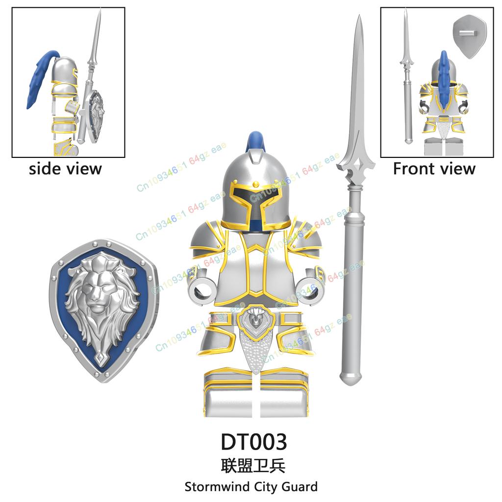 Фигурки Средневековья Рыцари Боевой конь Тяжелая кавалерия Воины Боевой конь Строительные блоки Кирпичики Игрушки Для детей подарок