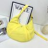 Trendy Nylon Dumpling Bag Horn Yoga Bag Women's Commuter Simple Shoulder Bag Messenger Bag Moon Bud Bag