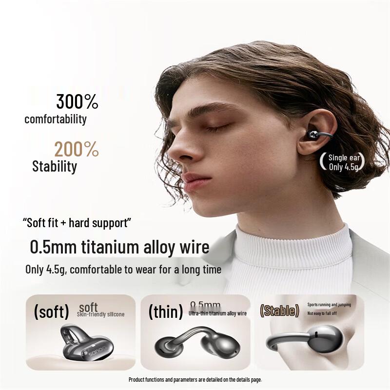 SANAG S8S AI Наушники с костной проводимостью, клипсой