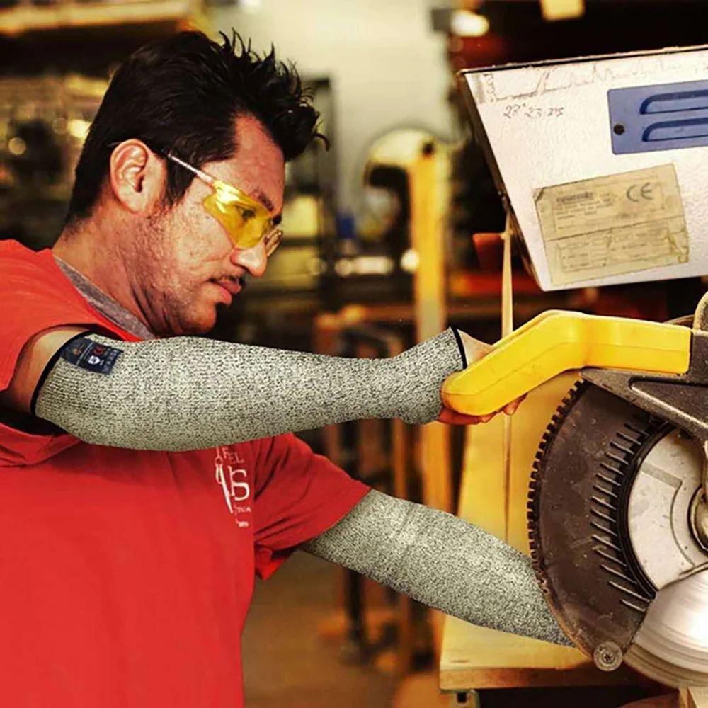 Защитные рабочие перчатки для защиты запястья от порезов Наручи Защитный защитный рукав для руки Защитный рукав для руки