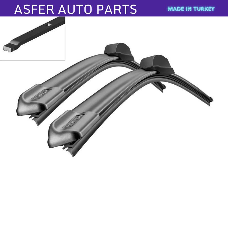 Windscreen Wiper Blades Set of 2 400+600mm for Clio Mk3 Fluence Megane Mk3 OEM 711421437