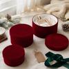 Set of 3 Assorted Size Christmas Gift Boxes Round Present Packaging Box  for Wedding