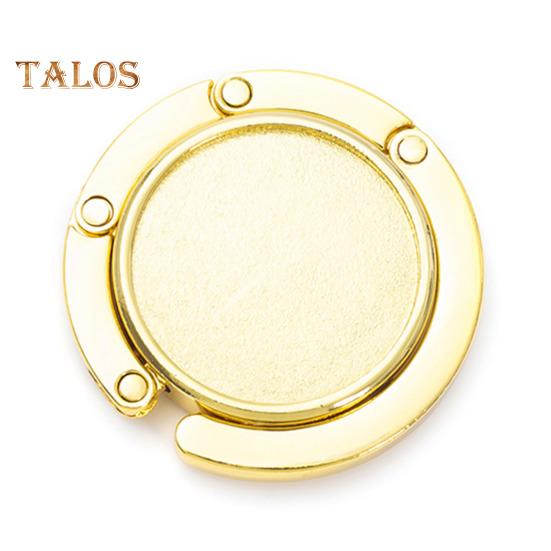 Складной крючок для сумки с магнитом, противоскользящий дизайн, универсальная совместимость, экономящий место металлический крючок для сумки, вешалка для кошелька