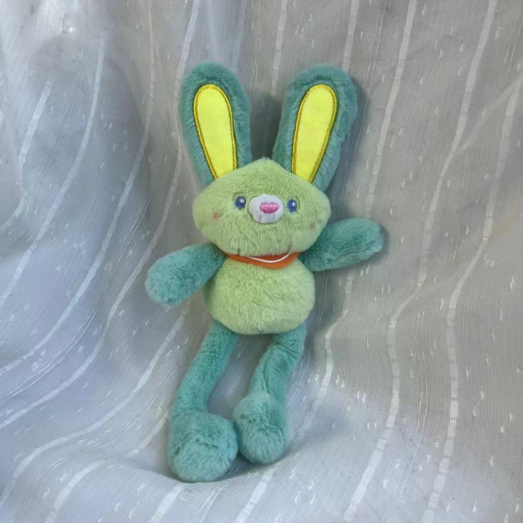 Pulling Ears Rabbit Plush Toy Bag Pendant Bunny Doll Children Keychain Gifts