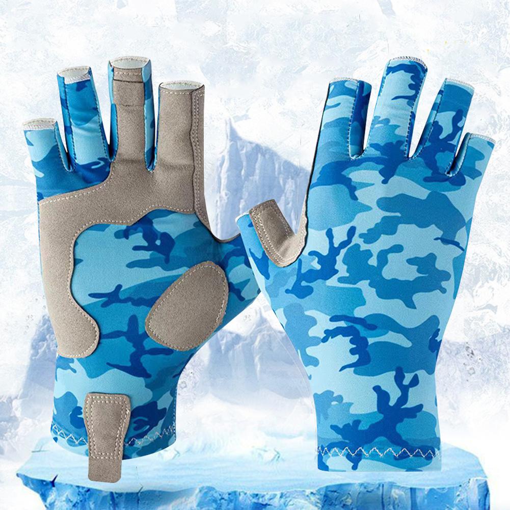 Fingerless Fishing Gloves For Men Women Fishing Equipment Boating Kayaking Womans Hunting Hiking Running Cycling