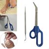 Long Handle Toenail Scissors for Seniors - Unique Design To Use Toe Clippers Men and Women