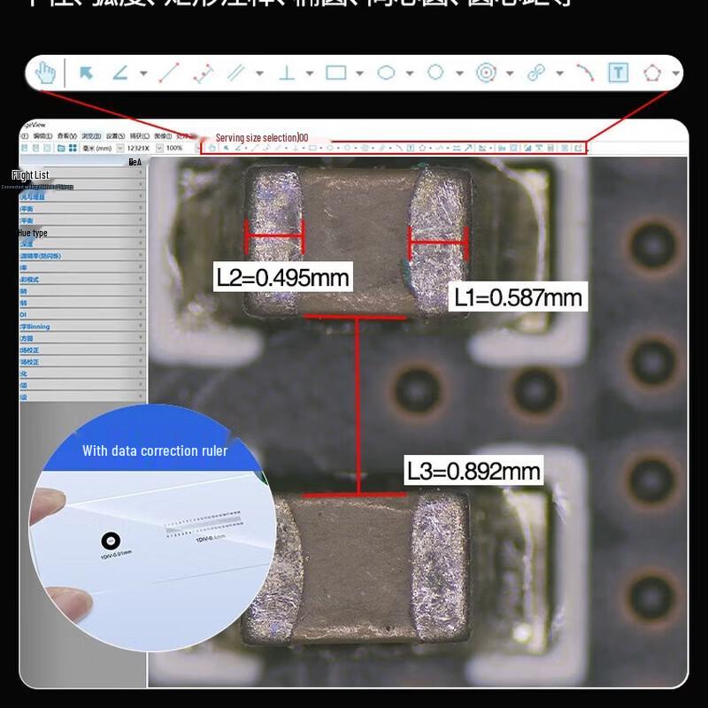 Цифровой микроскоп AOSVI 4K HD с 10-дюймовым экраном и универсальным кронштейном