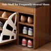 Shoe Cabinet Stool Household Entrance Wooden Shoes Changing Benchs Cabinet Seat Stools Integrated Large Capacity Shoe Rack Bench