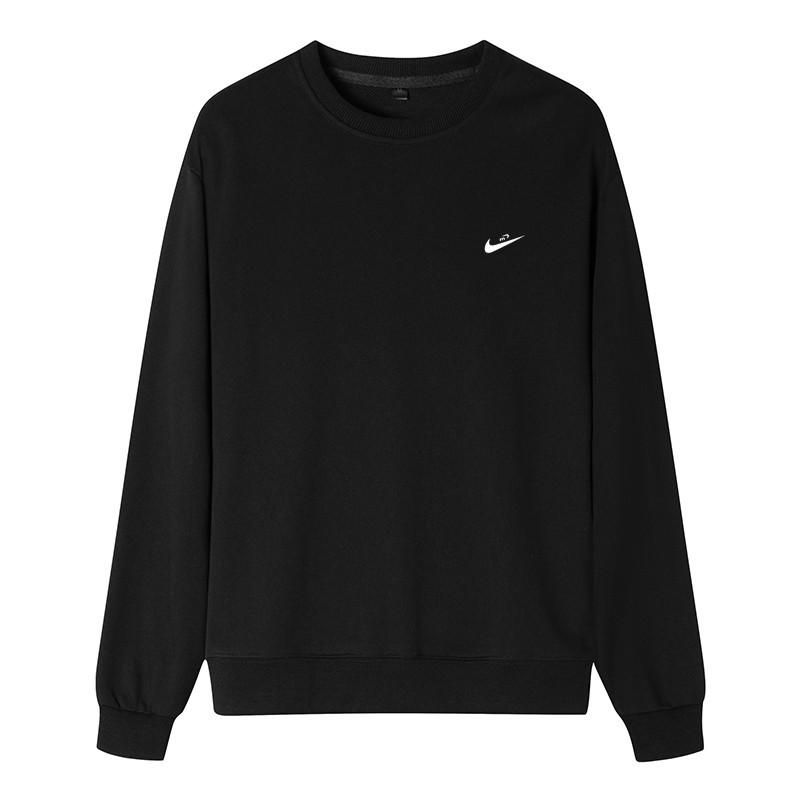 Мужская толстовка-пуловер с длинным рукавом, круглым вырезом, из махровой ткани, весна-осень 2024