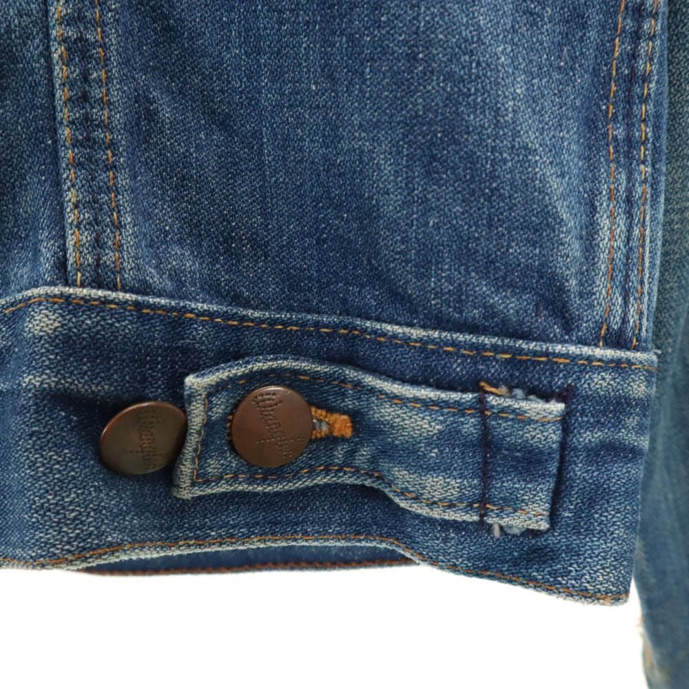 Wrangler Винтажная джинсовая куртка 124MJ, сделано в США, 70-е годы, джинсовая куртка тракер, женская, б/у