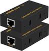 HDMI-удлинитель EX60Y 60M Проводное расширение локальной сети RJ45 Преобразователь-удлинитель HDMI Over Ethernet-удлинитель Ethernet CAT6 CAT7 Расширение 1080P 60 Гц 3D-монитор для ПК
