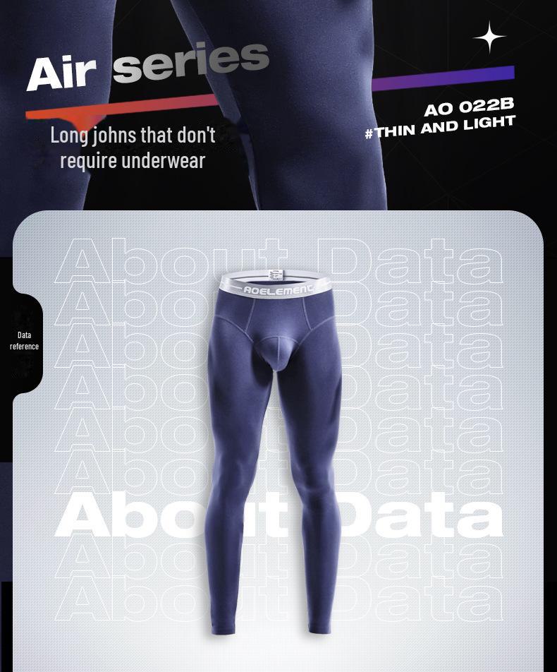 Мужские облегающие тонкие теплые леггинсы на осень и зиму