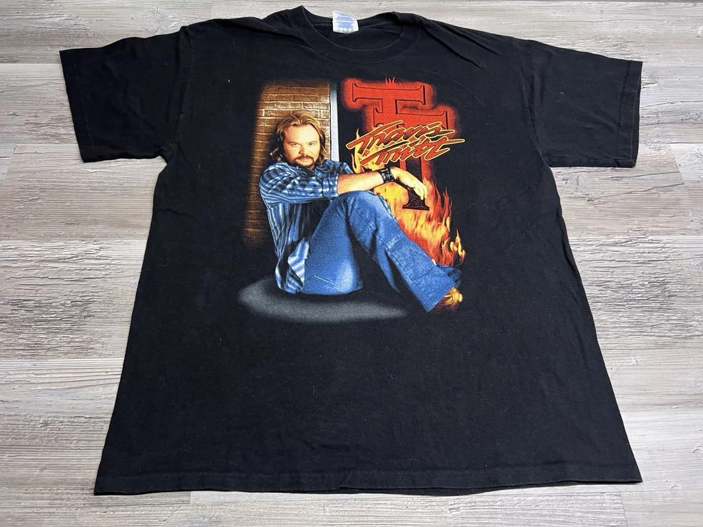 Vintage Travis Tritt Tour T-Shirt 2005 Concert Tee Country Music Y2K Mens Size L