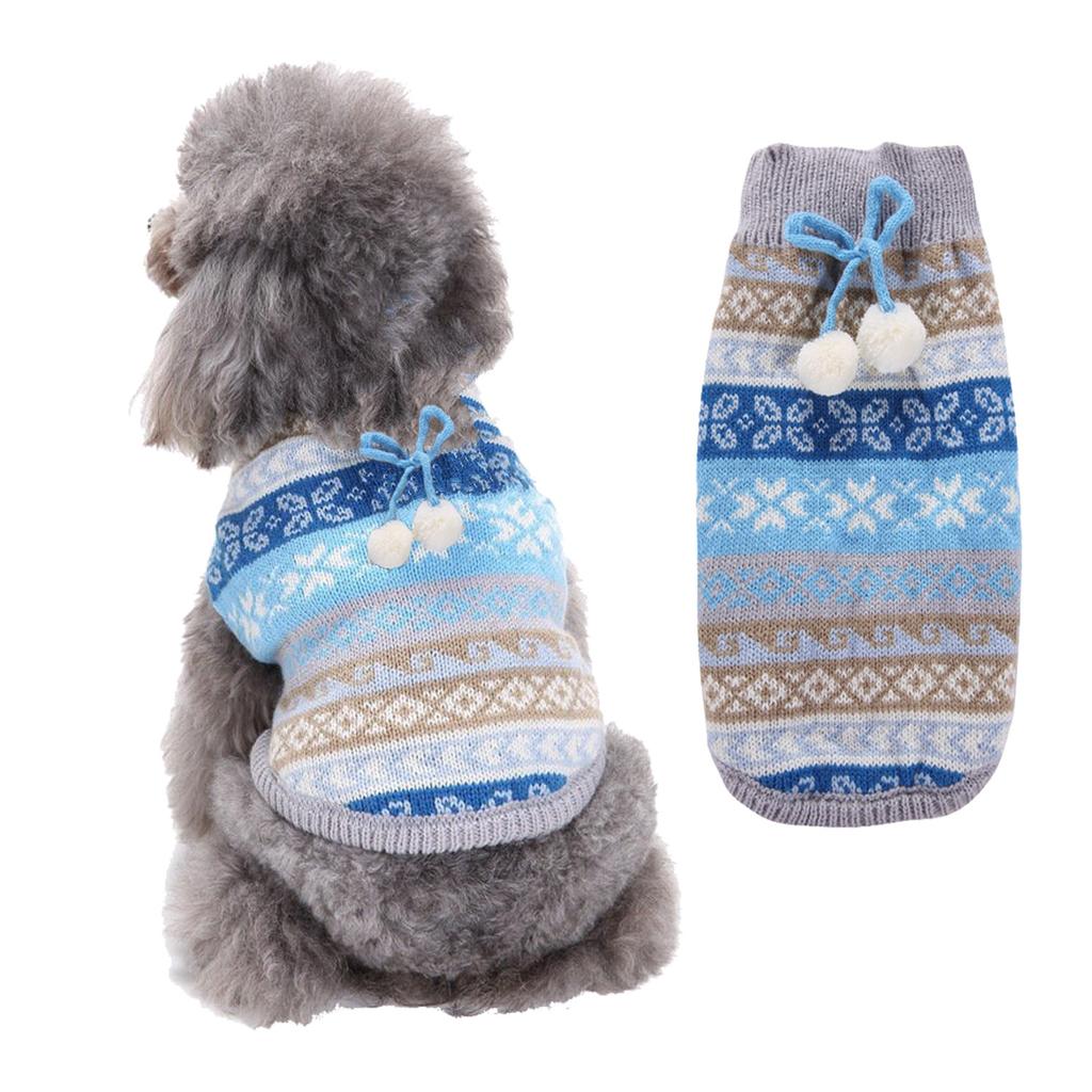 Pet Clothes Small and Medium sized Dog VIP Teddy New Santa Claus Pet Knitted Sweater Dog Clothes