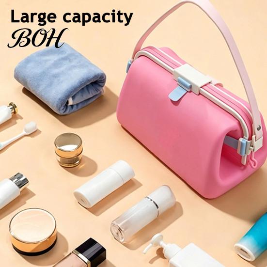 Waterproof Silicone Swimming Bag Swim with Leak-proof Clip, 4000ml Large Capacity Beach Foldable Crossbody Bag, Tote for Surfing And Travel