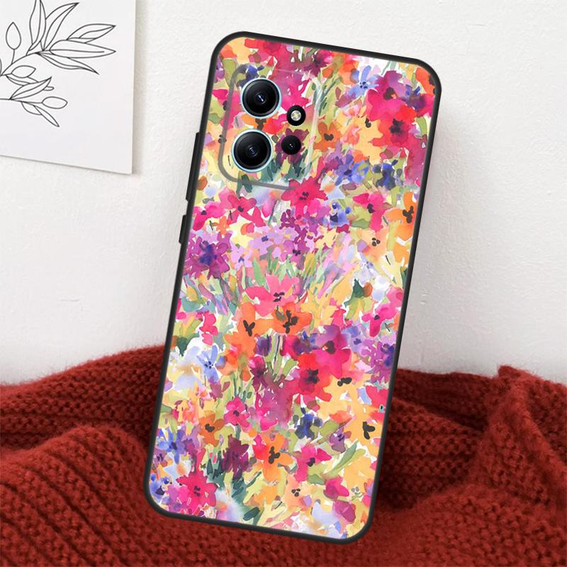 Яркая цветочная живопись Художественный чехол Для Xiaomi Redmi Note 13 9 10 11 12 14 15 Pro Plus Чехол Для Redmi 15 C 12C 13C 14C 10C