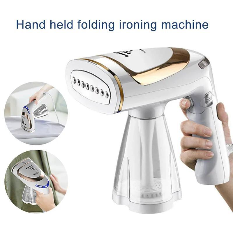 Портативный складной небольшой отпариватель для одежды мощностью 1600 Вт для путешествий домой с мощным паром. Ручной компактный портативный компактный прибор для одежды. Бытовая бытовая техника.