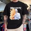Megadeth Тур в поддержку нового альбома 2026 Графическая футболка 100% хлопок Унисекс Летняя С круглым вырезом Мужская Стиль Y2k Хип-хоп Короткий рукав Подарок фанату