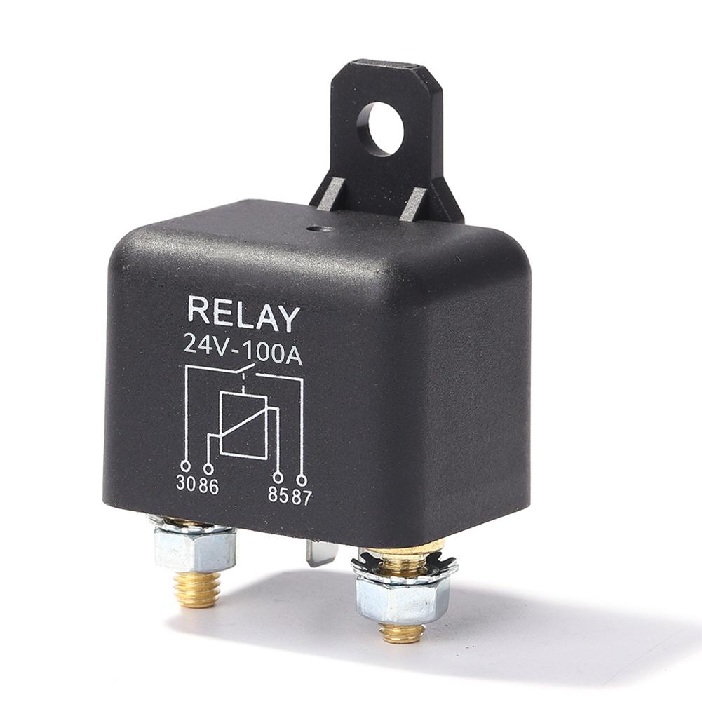 24V 100A/120A/200A Heavy Current Start Relay Continuous Type Automotive Modular Relay Car Truck Motor Relay 4 Pin Car Relay