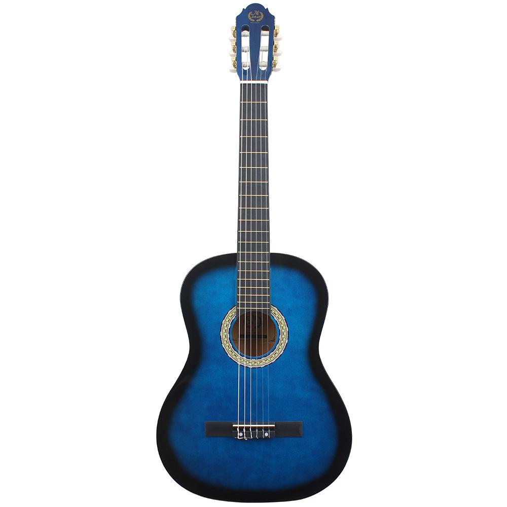 39-дюймовая классическая деревянная гитара для начинающих