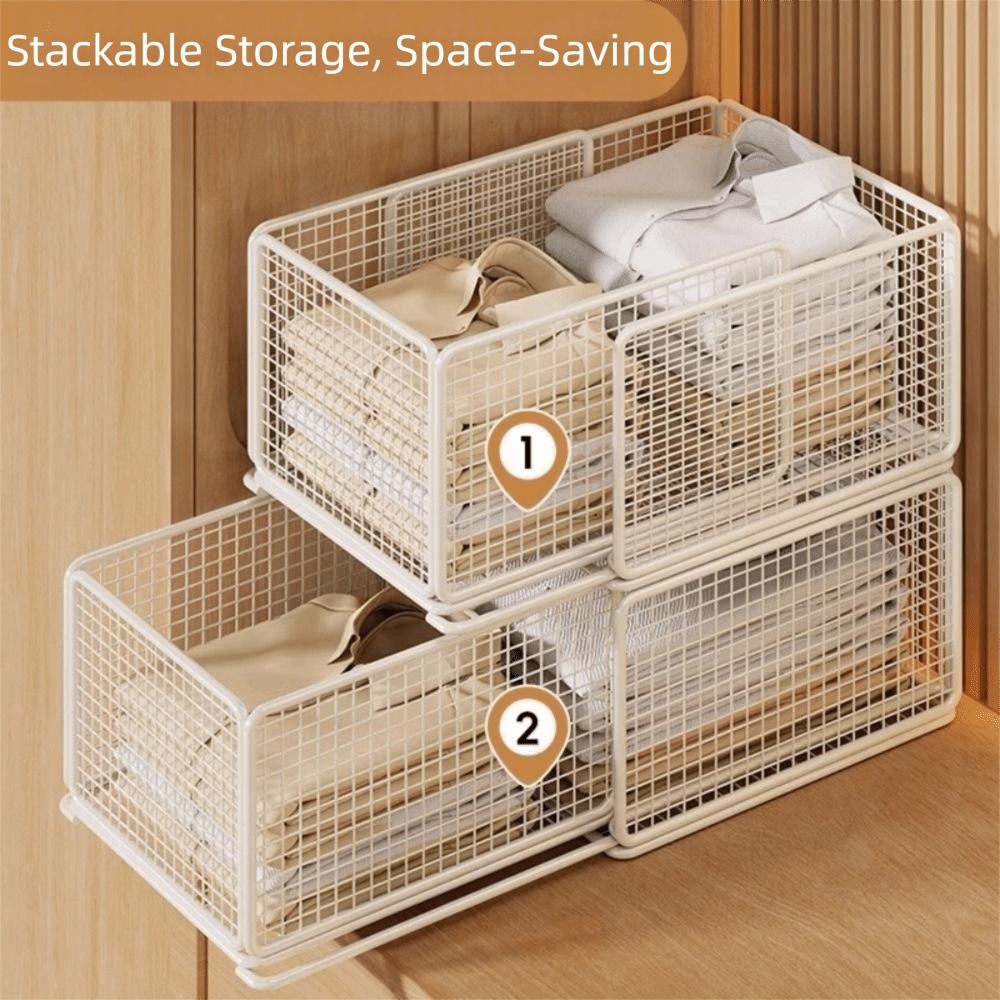 Layered Design Wardrobe Storage Rack Expandable Wardrobe Organizer Kitchen Cabinet