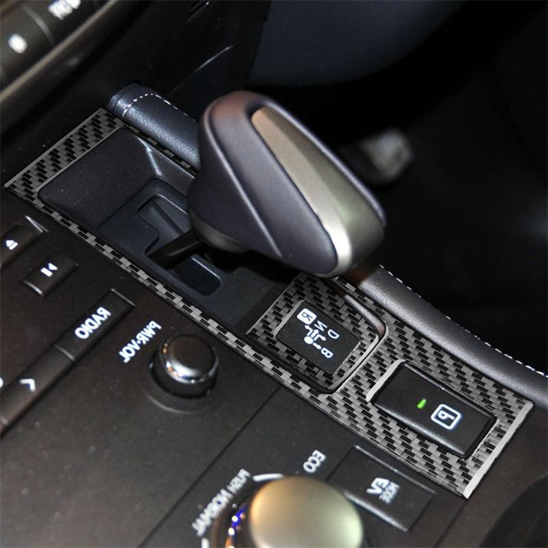 Полный набор автомобильных наклеек из углеродного волокна для Lexus CT 11-17, внутренняя центральная консоль, воздуховыпускное отверстие на приборной панели, фара, регулировка крыши