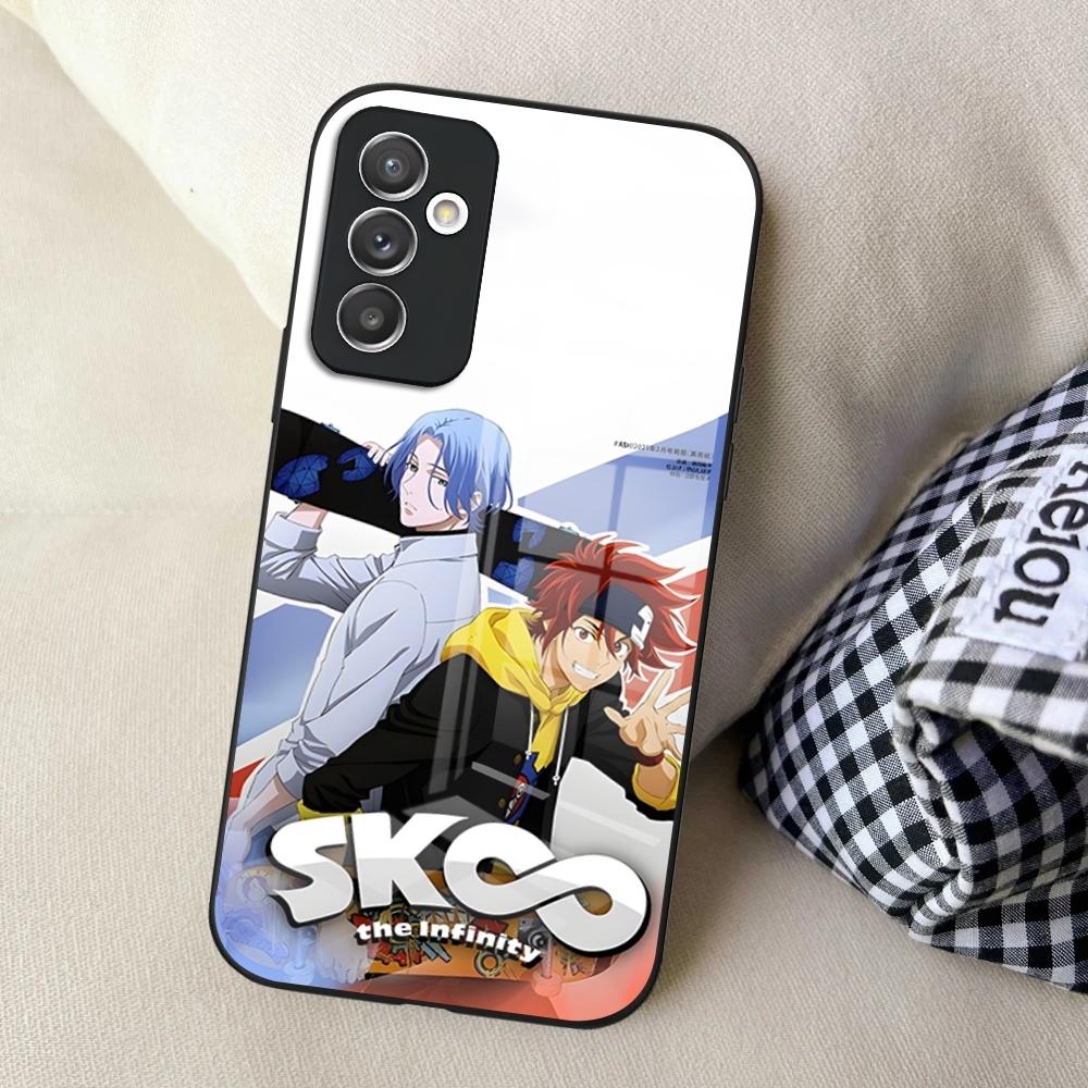 Чехол для телефона с аниме-персонажем S-Sk8 The Infinity для S25 Samsung S24 Ultra S23 Fe S22 Plus S20 S21 A16 A54 A34 A53 Стеклянная крышка