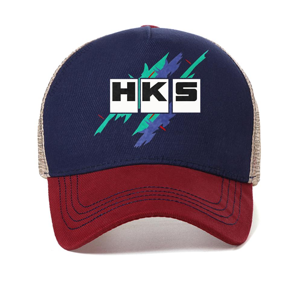 HKS Pattern Trucker cap Ограниченная серия HKS Power and Sportser Performance Бейсболка Мужская Женская Солнцезащитная Кепка Сетчатая Snapback Кепки