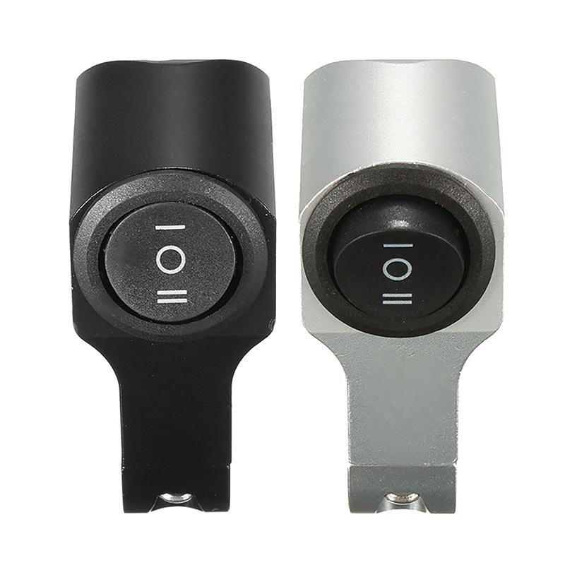 Переключатели фар на руль мотоцикла Кнопка включения третьей передачи Переключатель из модифицированного алюминиевого сплава Водонепроницаемые переключатели противотуманных фар