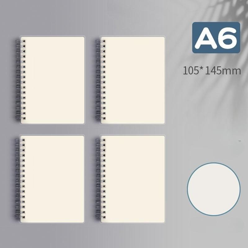 80 листов/ 160 страниц Тетрадь в квадратную линию A4 A5 B5 на спирали, бумажный журнал-дневник для эскизов для школы, тетрадь, канцелярские товары