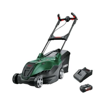 Аккумуляторная газонокосилка 36 В Bosch - AdvancedRotak 40-650 (1 700 Вт ; Ширина реза : 40 см) + зарядное устройство для аккумулятора