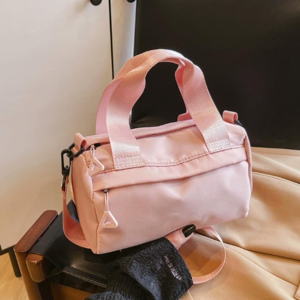 Korea Style Adjustable Strap Nyl Crossbody Bag Large Capacity Multi Pocket Small Gym Bags Canvas Waterproof Tote Bag Travel