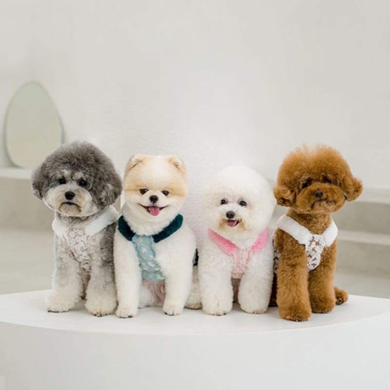 SALTYHEARTY Eco-fur Pocket One-Piece PINK