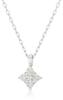 Diamond K10 White Gold Necklace 111816123221 [Yondo Sea] (WG) Women's