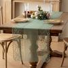 Lace Table Runner Hollow Out Placemat for Dining Table Dresser Buffet Decor Wrinkle-Free Protective Tablecloth for Dining Home Wedding Party