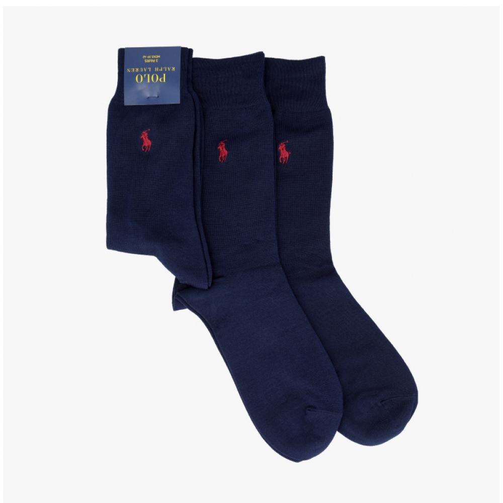 Polo Ralph Lauren Pony Crew Socks Set Of 3