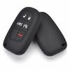 Для Jeep Grand Cherokee Compass Dodge Charger Chrysler 200 300 300C чехол для дистанционного ключа, защитный чехол для ключей, силиконовые автозапчасти