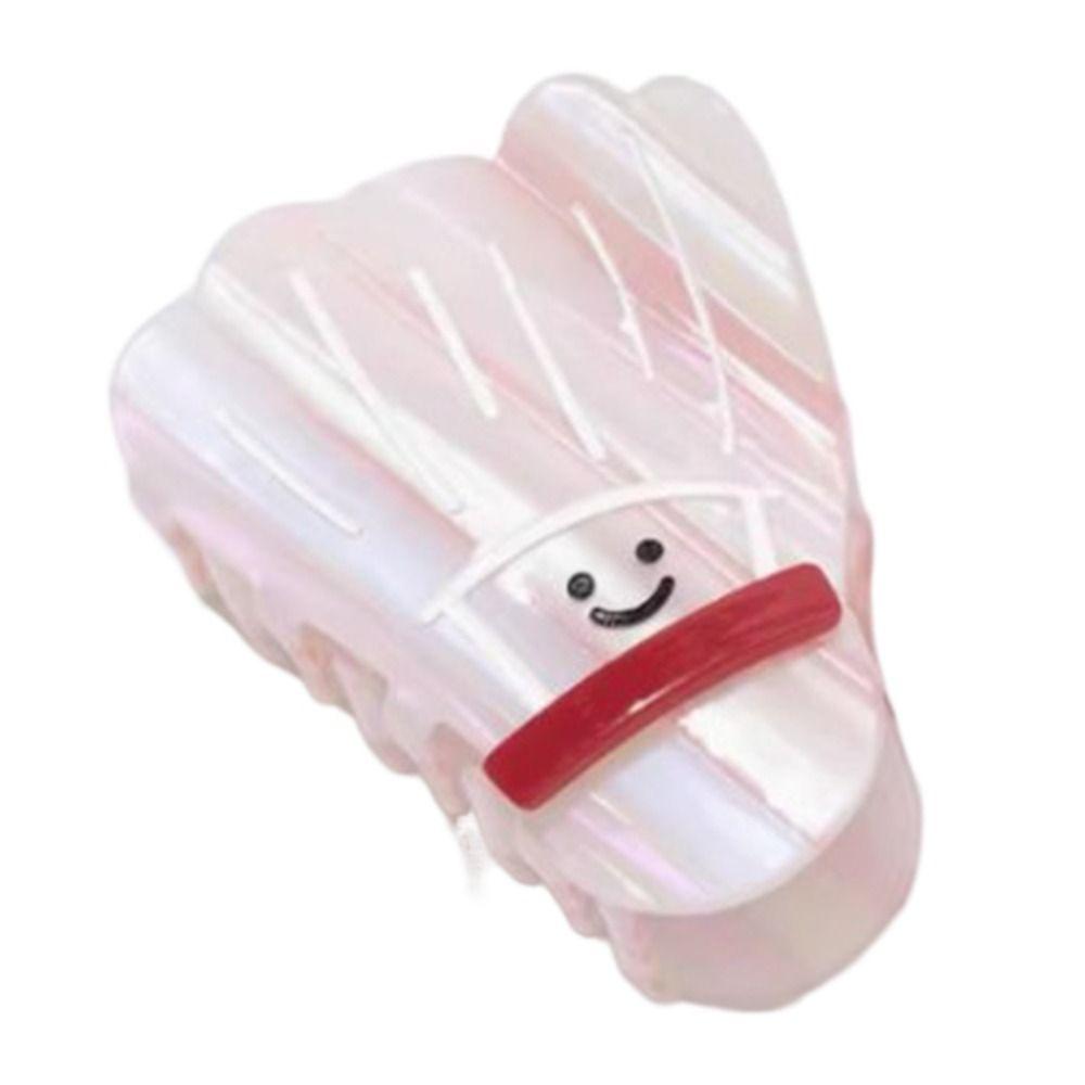 Sweet Table Tennis Racket Hairpin Small Hair Claw Clip Cute Badminton Hairpin Women Decoration