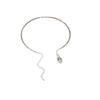 Fashion Jewelry Crystal Snake Necklace Round-shaped Snake Choker Pendant  Party Evening Dress