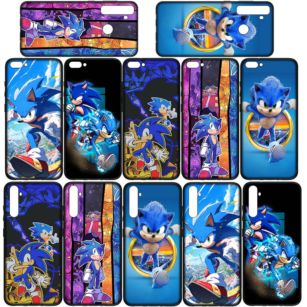 Чехол для iPhone 15 14 Xiaomi Redmi Note 13 12 11 Pro Max X 8 7 9 XR Samsung Galaxy S24 S23 A05 OPPO A15 Huawei аниме Sonic Hedgehog Forces телефон чехол