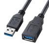 SANWA SUPPLY USB 3.0 Extension Cable (Black, 0.5m) KU30-EN05K