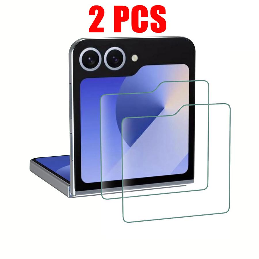 2 шт. Защитное стекло для внешнего экрана для Samsung Galaxy Z Flip 7 Flip 6 5 Пленка [2 шт.] Защитные пленки для экрана для Galaxy Z Flip7 5G Flip6 [2 шт.]