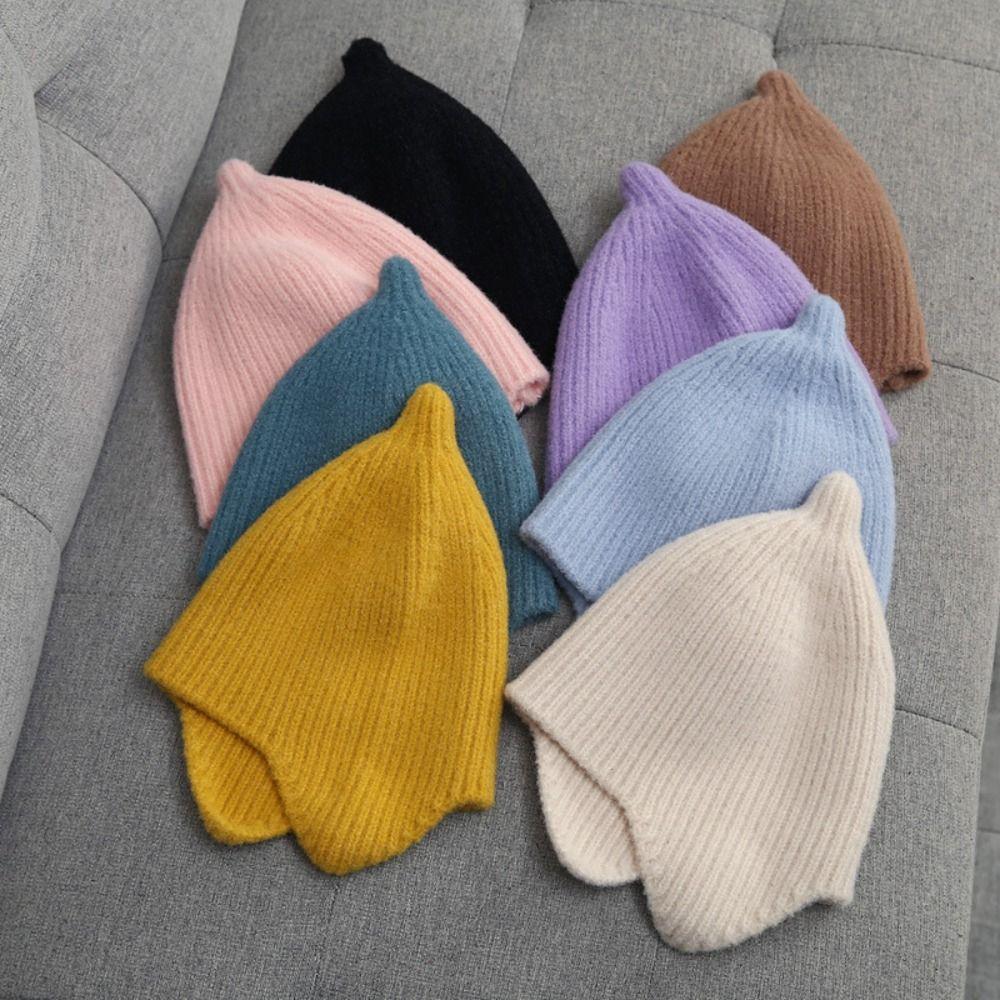 Soft Knitted Hat Autumn Winter Beanies New Ear Protection Hat for Baby
