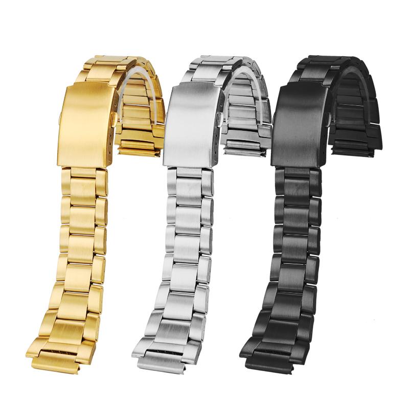 AE1200 Металлический корпус+ремешок комплект для модификации Для Casio маленький блок AE-1200 AE-1300 Ремешок из нержавеющей стали Черный Серебристый Ремешок для часов Мужской Браслет