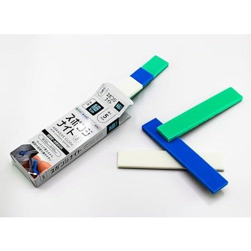 Argofile Cushion Sandpaper, Sponge Night (KOVAX Sandpaper), 5mm Thick, Fine Grit, 3 Types, Set of 2, #600, #800, #1000, Green, Blue, and White