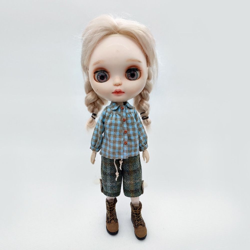 Mini Casual Top Cute Denim Pants High Quality Gift Toys  For Blythe Dolls For OB22 OB24 Doll